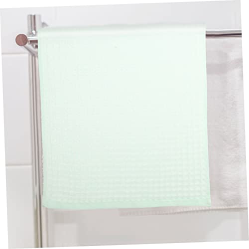 3pcs Absorbent Cotton Waffle Towels Lightweight Face and Bath Towels for Bathroom Spa Gym Quick Dry