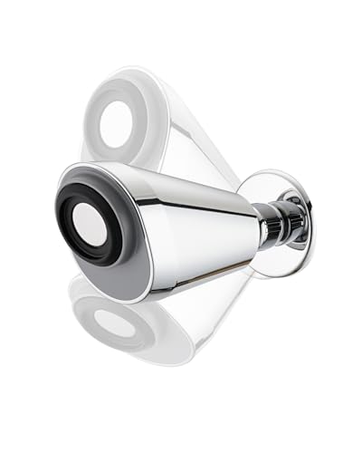 Adjustable Shower Holder Compatible with Delta Fit Kohler Magnetic Handheld Showerhead - 3M VBH Adhesive Tape for Strong Hold, No Drill, Any Height Use, Chrome - size: Chrome