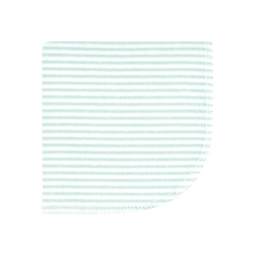 Hudson Baby Unisex Baby Flannel Cotton Poly Washcloths, Eucalyptus 10Pk, One Size - color: Eucalyptus 10pk