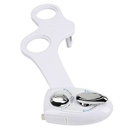 Fdit Bidet Toilet Attachment Dual Nozzle Water Pressure Adjustable Self Cleaning Cold Water Spray No Tools Required for Personal
