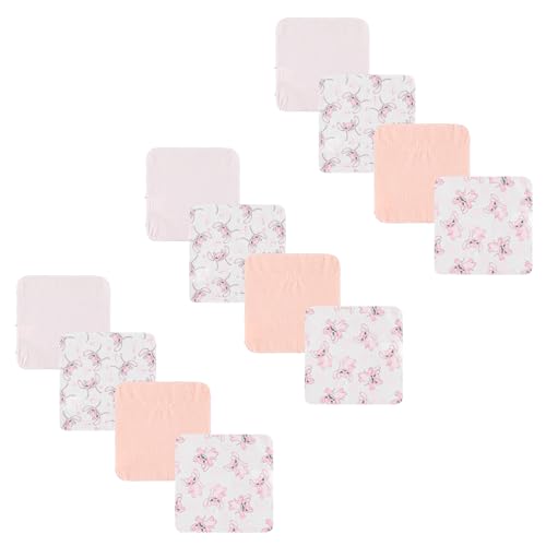 Disney Baby Washcloths 12 Pack – Ultra Soft Baby Wash Cloths, Lilo & Stitch (Stitch & Angel), Winnie the Pooh & Mickey Mouse, Absorbent Newborn Bath Essentials - color: Angel II