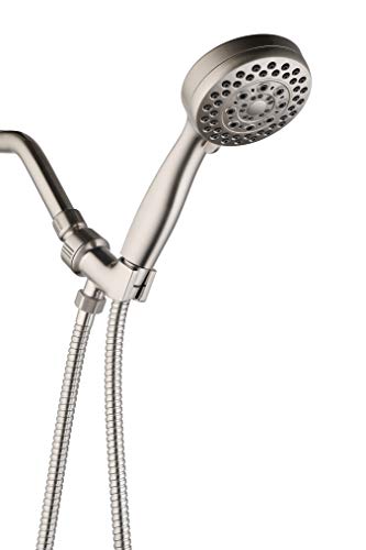 Shower Hose Extension, 72-Inch Extra Long Stainless Steel Shower Hose for Handheld Shower Heads, Ultra-Flexible Shower Hose Replacement with Brass Insert, Brushed Nickel - color: Brushed Nickel, size: 72 Inch