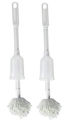 Fuller Brush Toilet Bowl Cleaner Brush – Antimicrobial Toilet Swab with Soft Non-Scratch Head, Long Handle, Deep Cleaning Under Rim (Pack of 2) - size: 2 Pack
