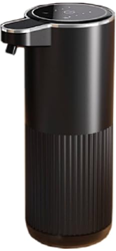 Automatic Soap Dispenser, Touchless Foaming Soap Dispenser Bathroom,Upgrade Hand & Dish Electric Dispenser Adjustable Waterproof Wall Mount Kitchen Auto Soap Pump for Thin & Thick Liquid(Black) - color: Black, style: Foam