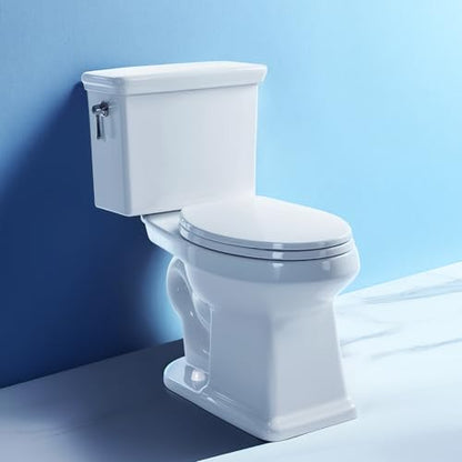 RoyalBath Elongated Two piece Toilet for Bathrooms, 12" Rough In | 17.3" ADA Height, Nano Self-Cleaning, WaterSense/MAP/CUPC Certified, 1.27 GPF 360° TSUNAMI Flush, Soft-Close Seat - size: 1.27 GPF Classical Side Flush