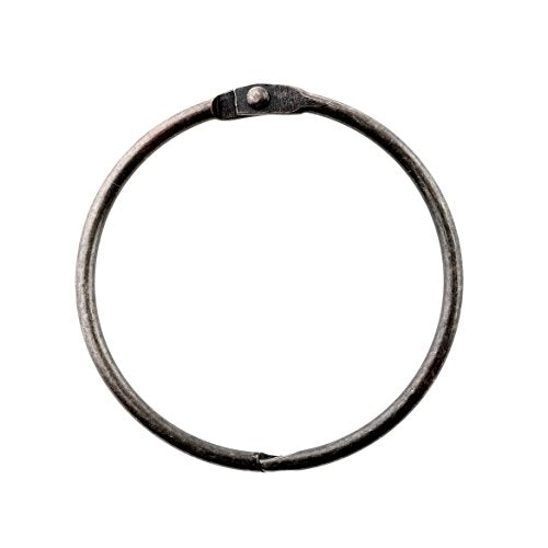 SlipX Solutions Oil Rubbed Bronze Shower Curtain Rings, Set of 12 | Effortless Gliding, Fits Standard Shower Rod, Snap Closure, Rust Resistant - color: Oil Rubbed Bronze