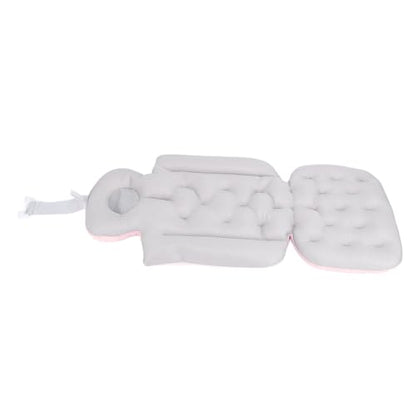 Bathtub Full Body Mat Non Slip Breathable, Soft Supportive Bath Pillow, Comfortable Tub Cushion for Adult, Relaxing Bathing Experience, Lightweight + Antislip, 33.86x14.57in (Pink) - color: Pink