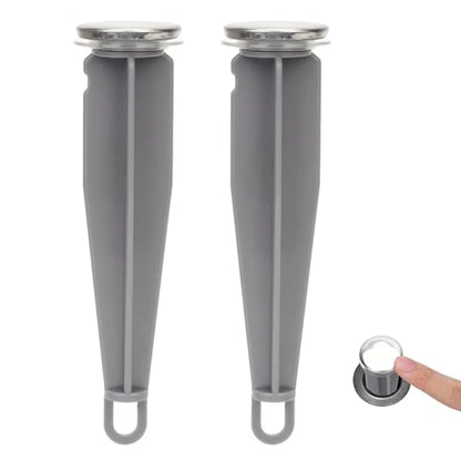 2pcs Bathroom Sink Pop Up Stoppers, 4-7/8 Height 1-1/4 Diameter for Moen | Plastic Clear Trailer Light Cover, Smart Snap-In Design, Compatible with BARGMAN 34-78-517, 515, 522
