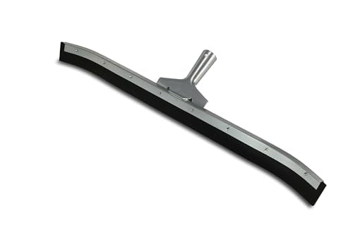 Unger AquaDozer 24" Curved Floor Squeegee, Smooth Surface | Curved hood design for efficient water removal on smooth concrete & hard floors - size: 24-inch, style: 36" Curved AquaDozer