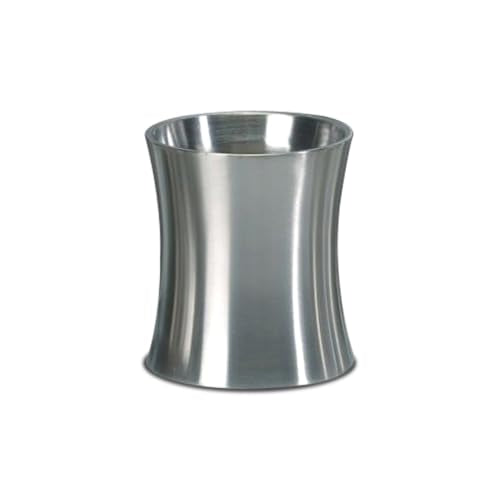 Toothbrush Holder, Bathroom Tumbler Cup, Stainless Steel Rinse Cup, Brushed Finish Decorative Vanity Organizer for Makeup Brushes, Lipsticks, Cotton Swabs