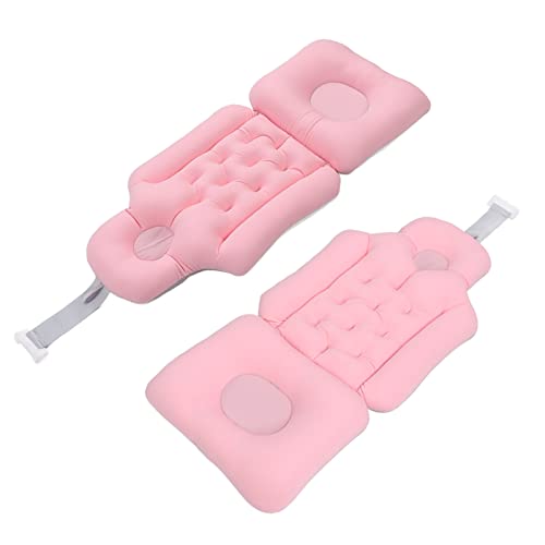Full Body Bath Cushion for Bathtub Soft Folding Headrest Back Support Bath Cushion for Tub Neck and Back Comfort Adult Bath Mat for Home Use
