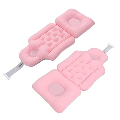 Full Body Bath Cushion for Bathtub Soft Folding Headrest Back Support Bath Cushion for Tub Neck and Back Comfort Adult Bath Mat for Home Use