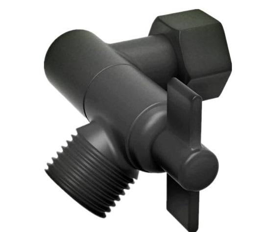 Metal Shower Head Elbow Adapter, Adjustable Shower Head Extension Adapter Shower Arm Extension Connector Showerhead, Wall Mounted (sub-black) - color: sub-black