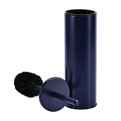Deep & Sturdy Toilet Bowl Brush with Holder - Durable Scrubbing - Toilet Cleaners - Household Essentials - Bathroom Cleaner - Cleaning Supplies - Household Supplies, Matte Navy - color: Matte Navy Reese