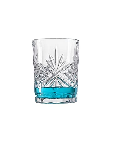 Godinger Bathroom Tumbler Cup Glass, Water Glass, Toothbrush Holder - Dublin Crystal Collection, 8oz - size: 8 Ounces