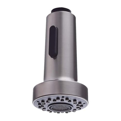 Highly efficient water-saving kitchen sink spray head G1/2 dual-function pull-down nozzle(Brushed) - size: Brushed