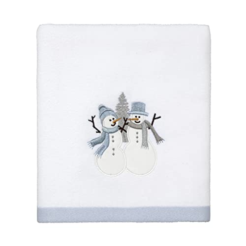 Avanti Linens - Hand Towel, 100% Cotton, Holiday Decor, Set of Two (Frosty Friends Collection) - size: Bath Towel