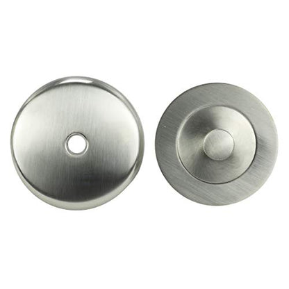 Danco Lift and Turn Bathtub Stopper with Overflow Plate Trim Kit, Brushed Nickel, (89239) - color: Brushed Nickel, size: 1 Pack