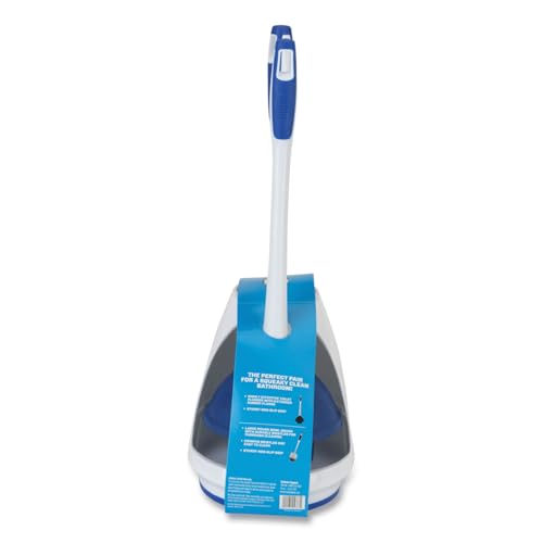 Mr. Clean 440436 Turbo Plunger & Bowl Brush Set 12 1/2-Inch Handle w/ 6-Inch Dia Bowl White (BUT440436)
