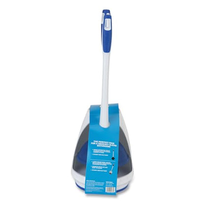 Mr. Clean 440436 Turbo Plunger & Bowl Brush Set 12 1/2-Inch Handle w/ 6-Inch Dia Bowl White (BUT440436)