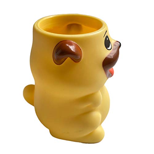 Kids Toothbrush Holder Toothbrush Organizer – Durable Silicone Animal Tooth Brush Holder – Easy to Clean Toothbrush and Toothpaste Holder – Toothbrush Holders for Bathrooms by Lily’s Home (Dog) - color: Dog