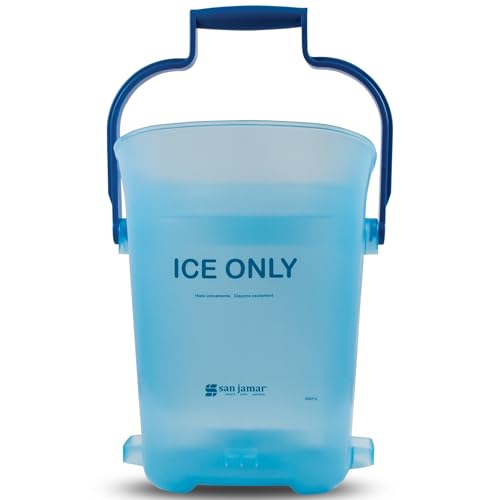 San Jamar Ice Tote,Blue,16" H,13-1/4"D,Plastic SILD6000-1 Each