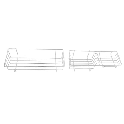 Rustic Brown Over Toilet Floating Shelf Duty Iron Wall Mounted Bathroom Storage Shelf with Space Saving Design Finish Easy Installation