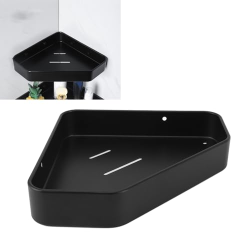 Corner Shower Shelf Rustproof Space Aluminium Wall Mounted Bathroom Storage Easy Install for Kitchen and Bath