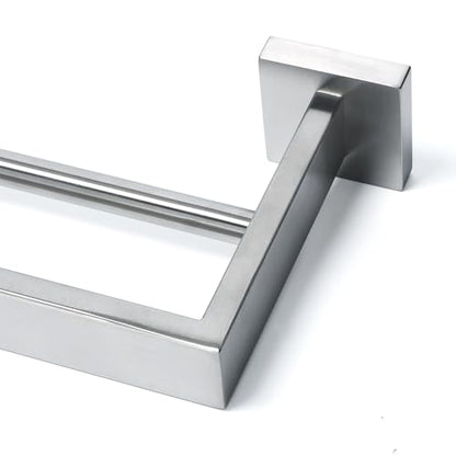 Alise Double Towel Bar, 32" SUS304 Stainless Steel Towel Racks for Bathroom, Long Bathroom Towel Rack Wall Mounted, Heavy Duty Towel Holder, Brushed Nickel - color: Brushed Nickel, size: Double 32 Inch