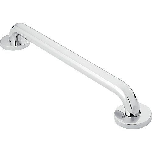 Moen Home Care Bathroom Safety 36 Inch Stainless Steel Handicap Grab Bar for Bathtub and Shower, Elderly Assistance Product with Concealed Screws, 8736 - color: Silver, size: 36 Inch