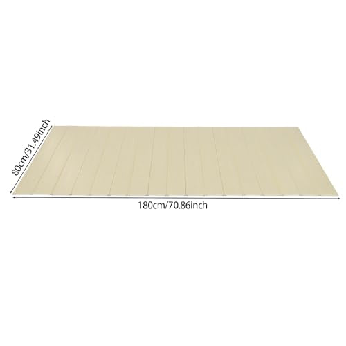 71x31.5in Bathtub Tray, Foldable Bathtub Cover Bath Insulation Cover, PVC Dustproof Shutter Bath Lid Cover Fit Most Tubs, Can Hold Wine Glass, Books, Tablets, Cellphones,Wood Grain - color: Wood Grain, size: 71x31.5in