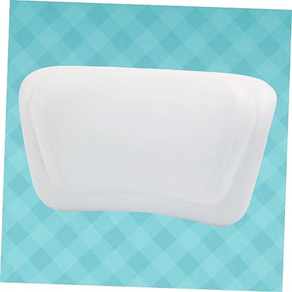 VICASKY PU Bath Pillow with Strong Suction Cups for Neck and Back Support Durable Soft Sponge Bathtub Cushion for and Home