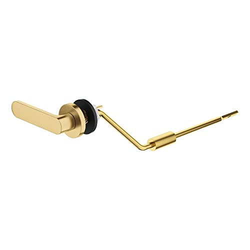 Grohe Essence Left-Hand Trip Lever, Brushed Cool Sunrise - color: Brushed Cool Sunrise