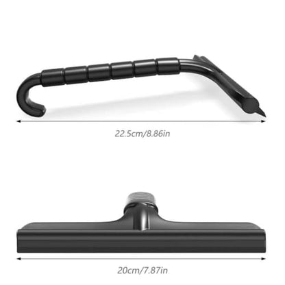 Shower Squeegee for Glass Doors - 8" Wide Silicone Blade, All-Purpose Bathroom Squeegee for Shower Glass, Tile Walls & Windows, Streak-Free Cleaner with Ergonomic Non-Slip Handle