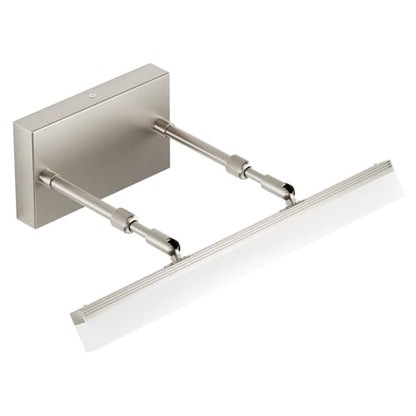 Aipsun Brushed Nickel Vanity Light 16 inch Modern Wall Sconces Adjustable LED Bathroom Light Fixtures Over Mirror Rotatable Vanity Lighting 5500K - color: Brushed Nickel, size: 15.7 in