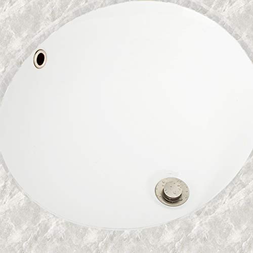 Sink Pop-Up Drain Stopper Assembly with Lift Rod and Overflow, Solid Brass Lavatory Pop Up Drain Assembly for Bathroom Vanity Sink, All Brass Construction (Brushed Nickel) - color: Brushed Nickel