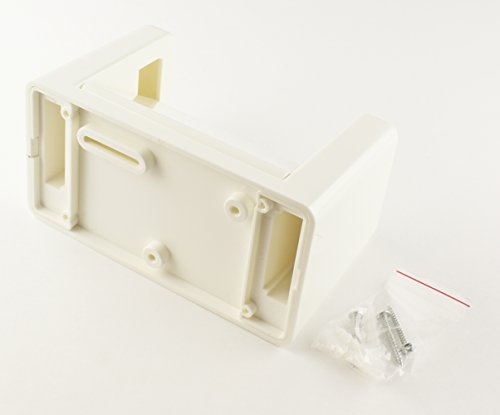 Zoie + Chloe Easy-Snap Toilet Paper Holder - Load and Unload with One Hand - color: White