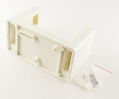 Zoie + Chloe Easy-Snap Toilet Paper Holder - Load and Unload with One Hand - color: White