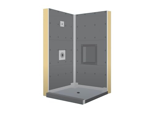 Ardex TLT 501 XPS Foam Waterproof Shower Niche 16"x16" w/ Adjustable Shelf | Prefabricated, Vapor-Resistant, Lightweight - with Alkali Resistant Fiberglass Mesh - for Tiled Shower Surrounds - style: TLT 501 -16 Inch x 16 Inch