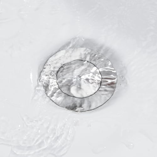 Pop up Sink Drain Stopper for Bathroom Vessel Vanity Sink Art Basin Brushed Nickel, Small Cap Without Overflow, Metal Pop-up Drain Strainer with Detachable Basket Stopper | Pop Up Drain, Made of Metal, Small Cap, with Detachable Basket Stopper, Drain Fast