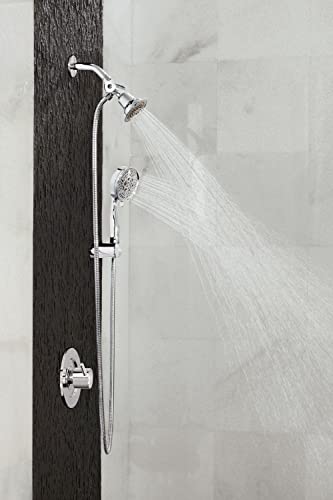 Moen 6303 One-Function 3-1/2" Diameter Shower Head, Chrome - color: Chrome, size: 2.5 GPM