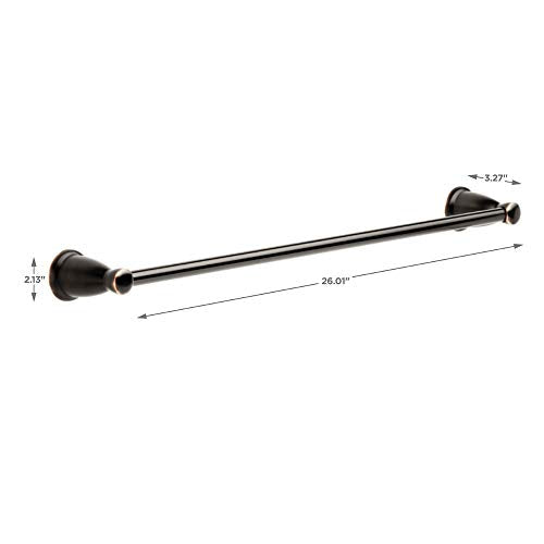 Franklin Brass 5-Piece Oil Rubbed Bronze Bathroom Set (2) Towel Racks, Ring, Toilet Paper Holder, Hook | Kinla Bath Accessories - color: Oil Rubbed Bronze, style: 5-Piece Bath Accessory Set