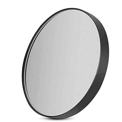 FRCOLOR 3.5 Inch 5X Magnified Suction Cup Makeup Mirror Compact Round Cosmetic Mirror for Bathroom Bedroom Travel
