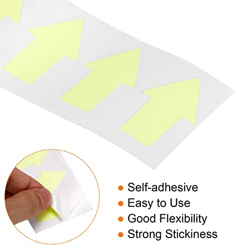 Glow in the Dark Tape, 1 Roll Directional Arrows Fluorescent Marking Tape Luminous Arrow for Stair Step Floor Direction Caution