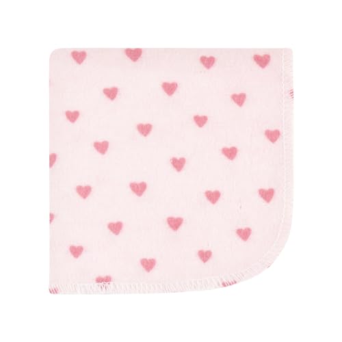 Hudson Baby Unisex Baby Flannel Cotton Poly Washcloths, Creative Rainbow 12Pk, One Size - color: Creative Rainbow 12pk