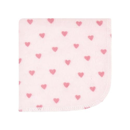 Hudson Baby Unisex Baby Flannel Cotton Poly Washcloths, Creative Rainbow 12Pk, One Size - color: Creative Rainbow 12pk