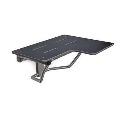 Seachrome 28" x 22.5” Black Reversible Folding Transfer Tub/Shower Seat, ADA Compliant - color: Matte Black, size: 28 x 22.5