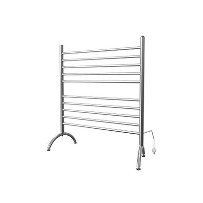 Amba Solo 33" Freestanding 10 Bar Towel Warmer in Brushed - color: Brushed