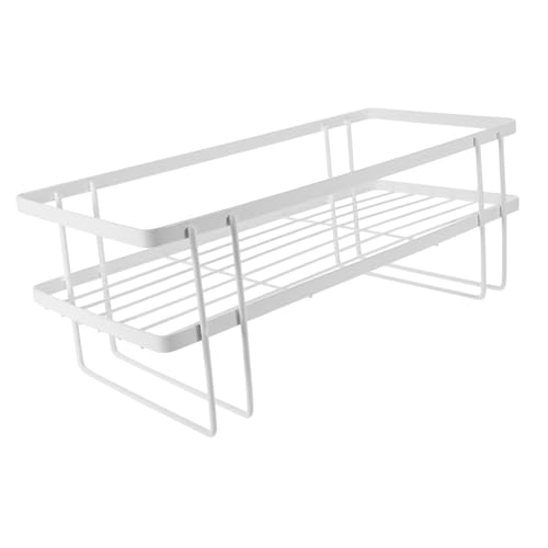Cabilock Space Saving Single Over Toilet Storage Rack Bathroom Organizer Shelf for Cosmetics and Toiletries Stable Wall Mounted Design and Practical for Use