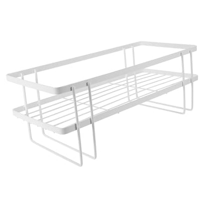 Cabilock Space Saving Single Over Toilet Storage Rack Bathroom Organizer Shelf for Cosmetics and Toiletries Stable Wall Mounted Design and Practical for Use